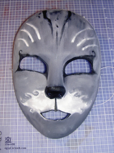 Goth Catgirl mask