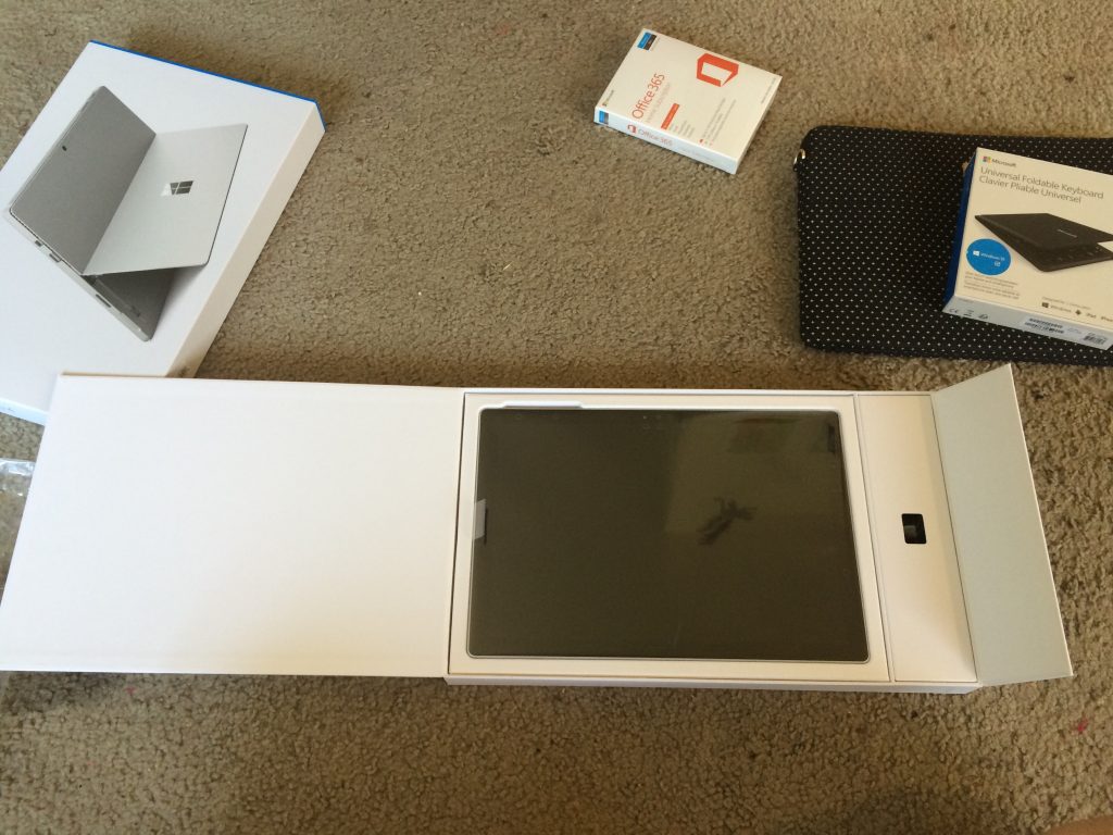 The Surface unboxing experience was pretty nice. One might even say Apple-esque.