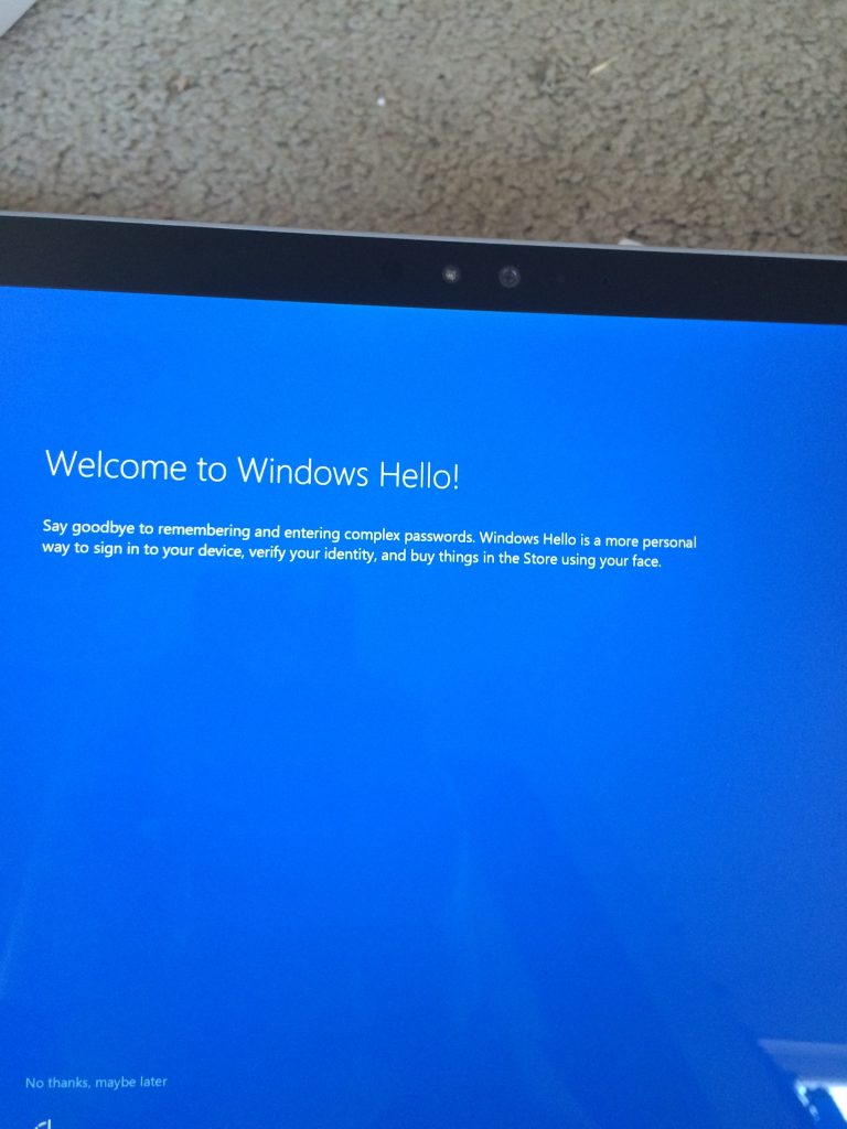 This, on the other hand, sounded pretty nifty and I said hell yes I will sign in with my face.