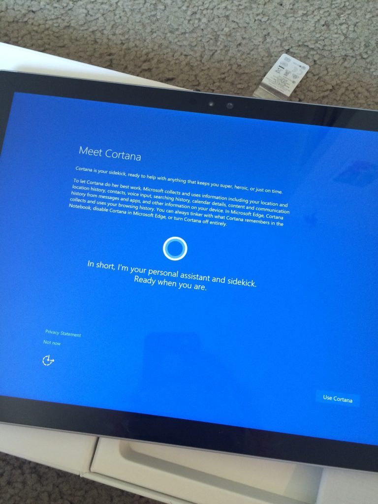 Cortana, on the other hand... I almost never use Siri on my iThings. I'm just not interested in talking to my computer. I said nope.