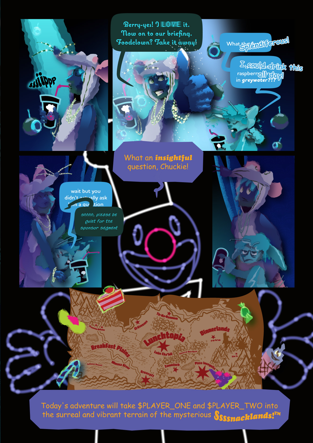 It’s not a quest until you have a MAP in the frontispiece.